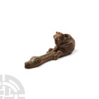 Pre-Columbian Anthropomorphic Terracotta Pipe