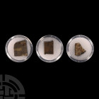 Natural History - NWA 15016 Martian Shergottite Meteorite Slice Collection
