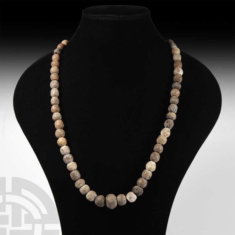 Natural History - Woolly Mammoth Bone Bead Necklace
Devensian Period, 110,000-1...