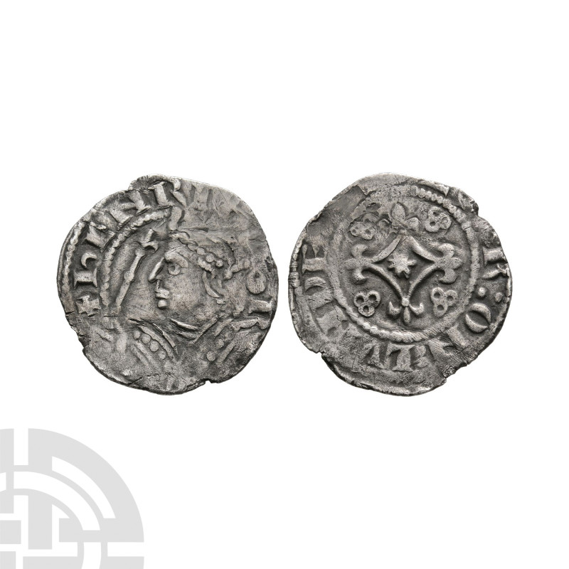 Norman Coins - Henry I - London / Algar - Star in Lozenge Fleury AR Penny
1100-...