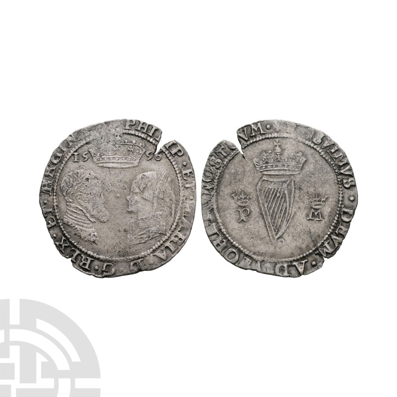 British Tudor Coins - Ireland - Mary and Philip - 1556 - Groat
Dated 1556 A.D. ...