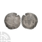 British Tudor Coins - Ireland - Mary and Philip - 1556 - Groat