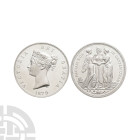 English Milled Coins - Victoria - '1879' - Patina Three Graces Pattern Crown