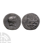 Ancient Roman Imperatorial Coins - Mark Antony and Octavia - AR Cistophorus