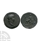 Ancient Roman Imperial Coins - Nero - Roma AE Sestertius