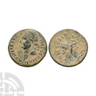 Ancient Roman Imperial Coins - Vitellius -Victory AE As