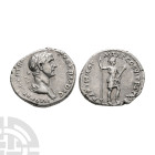 Ancient Roman Imperial Coins - Trajan - Virtus AR Denarius