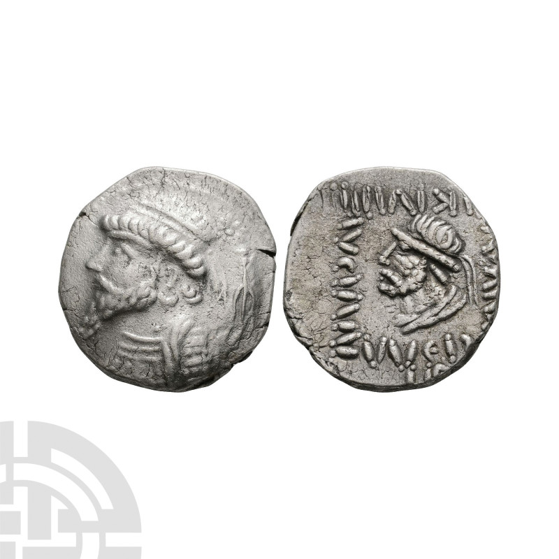 World Coins - Kings of Elymais - Kamnaskires V - Portrait AR Tetradrachm
54-32 ...