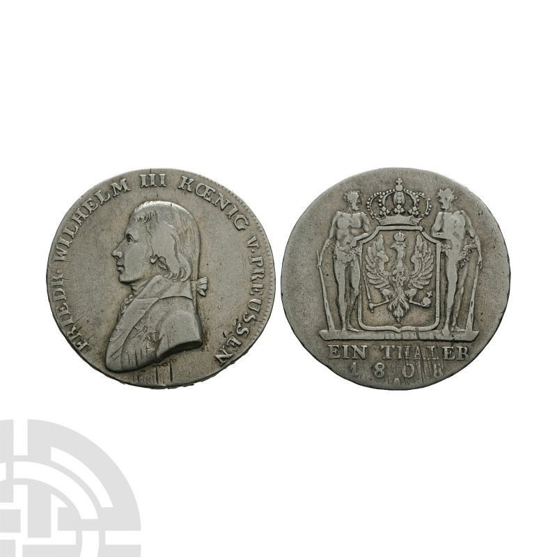World Coins - Prussia - Friedrich Wilhelm III - 1808 A - Thaler
Dated 1808 A.D....
