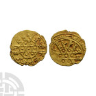 World Coins - Sicily - Fatimid - Abu Tamim Mustansir - Stellate AV Tari