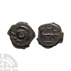 Celtic Iron Age Coins - Cantiaci - Angular Bull AE Potin