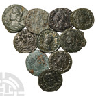 Ancient Roman Imperial Coins - Late Bronzes Coin Group [10]