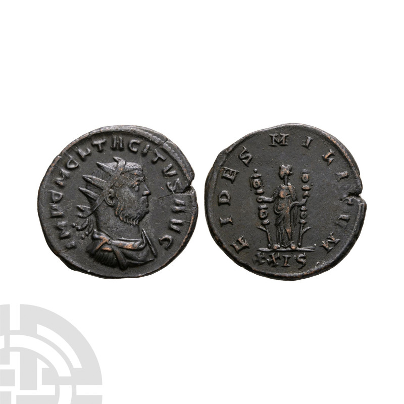 Ancient Roman Imperial Coins - Tacitus - Fides Militum AE Antoninianus
November...