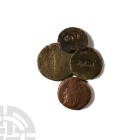 Ancient Roman Imperial Coins - Countermarked AE Coin Group [4]