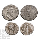 Ancient Roman Imperial Coins - Hadrian and Postumus - Denarius and Antoninianus [2]