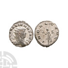 Ancient Roman Imperial Coins - Gallienus - Spes AR Antoninianus