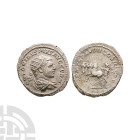 Ancient Roman Imperial Coins - Caracalla - Sol with Quadriga AR Antoninianus