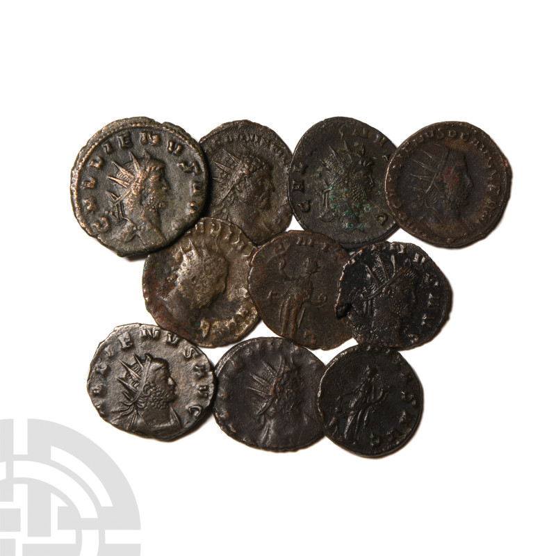 Ancient Roman Imperial Coins - Gallianus to Quintillus - AE Antoninianii Group [...