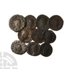 Ancient Roman Imperial Coins - Gallianus to Quintillus - AE Antoninianii Group [10]