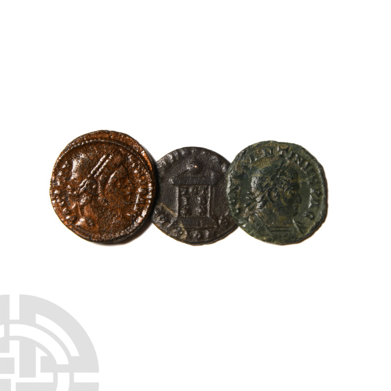 Ancient Roman Imperial Coins - Constantine I Period - London - AE Group [3]
4th...