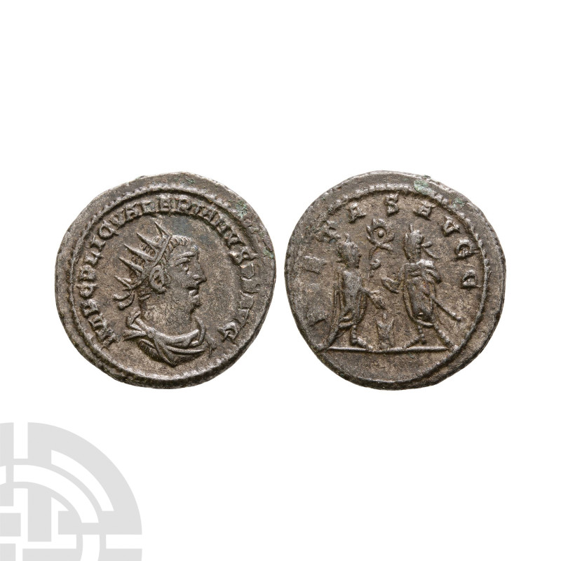 Ancient Roman Imperial Coins - Valerian I - Emperors Sacrificing AR Antoninianus...