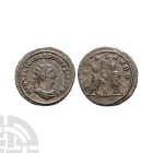 Ancient Roman Imperial Coins - Valerian I - Emperors Sacrificing AR Antoninianus