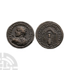 Ancient Roman Provincial Coins - Philip I - Nisibis - Shrine Bronze