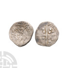 English Medieval Coins - Edward IV - York / Neville - Long Cross Penny