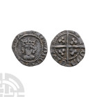 English Medieval Coins - Edward IV - London - Long Cross Halfpenny