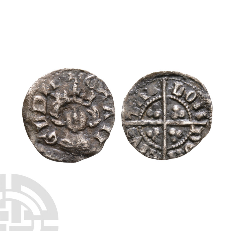 English Medieval Coins - Edward I - London - Long Cross Farthing
13th century A...