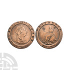 English Milled Coins - George III - 1797 - Cartwheel Twopence