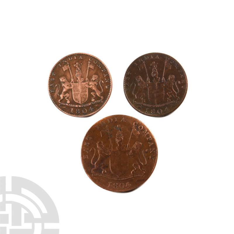 World Coins - Sumatra - BIEC - 2 and 4 Kepings [3]
1219 h. / 1804 A.D. Obvs: ar...