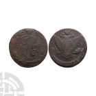 World Coins - Russia - Catherine II - 1769 - 5 Kopeks