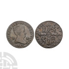 World Coins - Spain - Isabel II - 1843 - 8 Maravedis