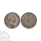 World Coins - Spain - Isabel II - 1858 - 25 Centimos