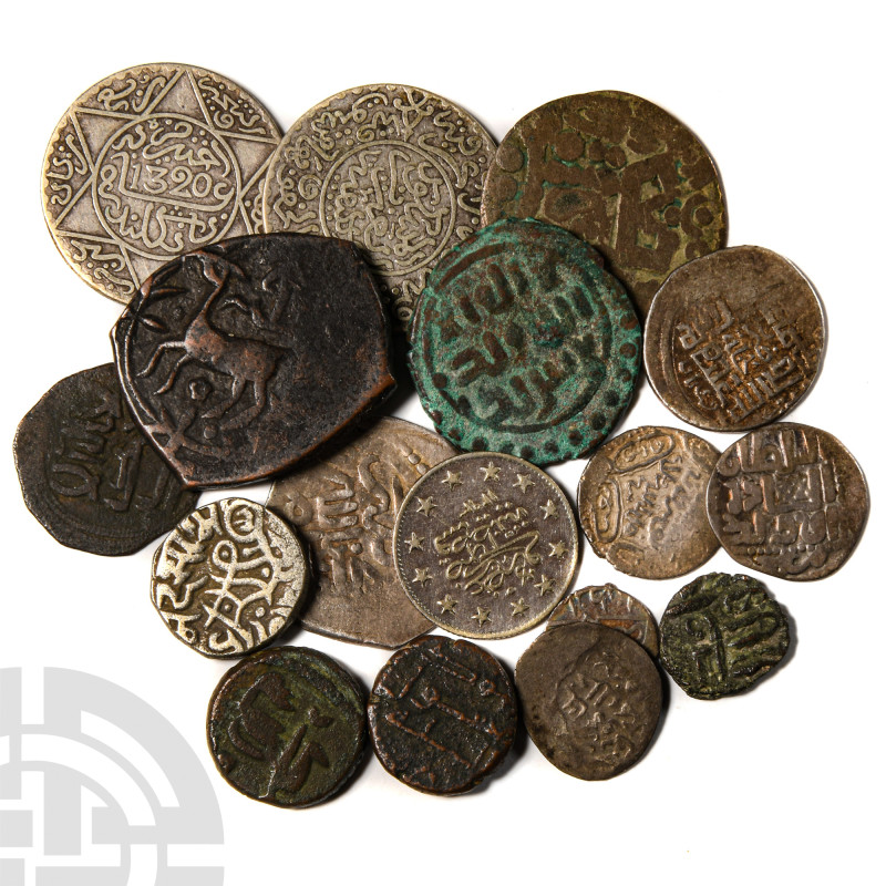 World Coins - Islamic - Mixed AR and AE Coin Group [17]
12th-19th century A.D. ...