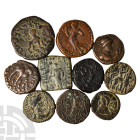 Ancient Greek Coins - Indo Greek - AE Coin Group [10]