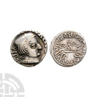 World Coins - Indo-Scythian - Western Kshatrapas - Vijayasena - AR Drachm
