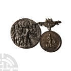 English Award Medals - Fire Brigades Long Service and British Lusitania Medal Group [2]