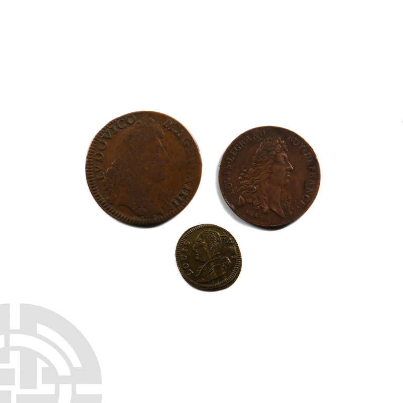 World Tokens - France - Jetons [3]
17th century A.D. Group comprising: mixed ty...