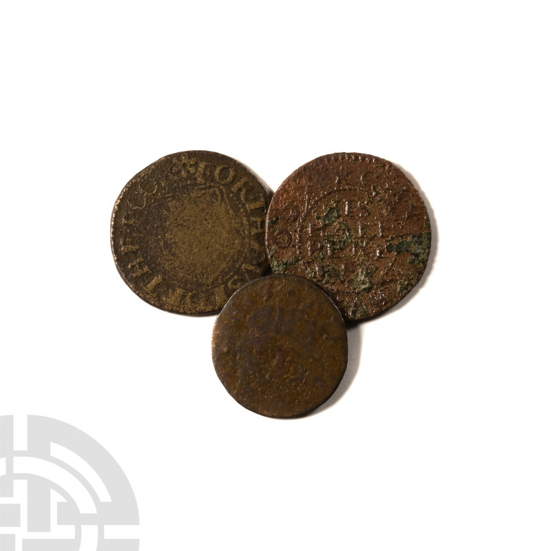 British Tokens - 17th Century - Mixed AE Issues [3]
17th century A.D. Group com...