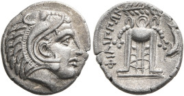 MACEDON. Philippoi. Circa 356-345 BC. Hemidrachm (Silver, 14 mm, 1.58 g, 12 h). Head of Herakles to right, wearing lion skin headdress. Rev. ΦΙΛΙΠΠΩΝ ...