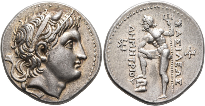 KINGS OF MACEDON. Demetrios I Poliorketes, 306-283 BC. Tetradrachm (Silver, 28 m...