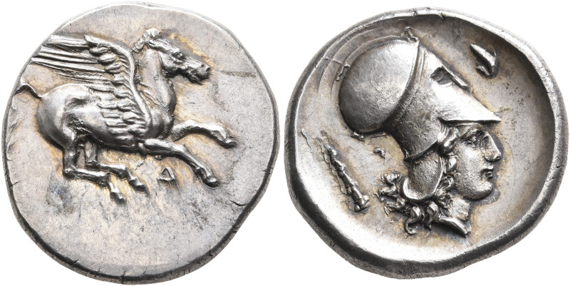 ILLYRIA. Dyrrhachion. Circa 344-300 BC. Stater (Silver, 24 mm, 8.60 g, 3 h). Peg...