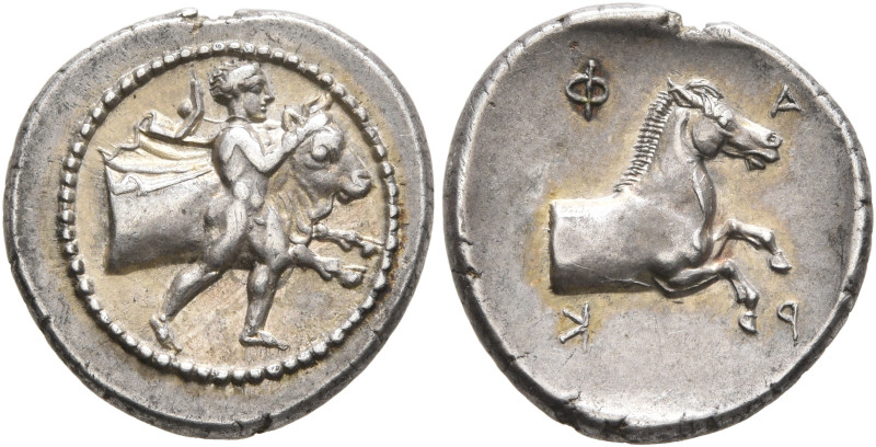 THESSALY. Pharkadon. Circa 440-400 BC. Hemidrachm (Silver, 16 mm, 2.95 g, 12 h)....