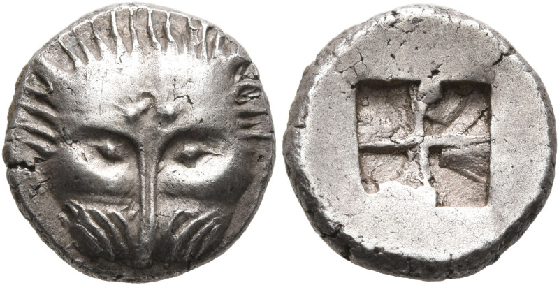 CIMMERIAN BOSPOROS. Pantikapaion. Circa 480-470 BC. Triobol (Silver, 13 mm, 3.08...