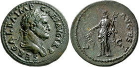 Galba, 68-69. Dupondius (Orichalcum, 30 mm, 14.38 g, 7 h), Rome, circa June-August 68. SER GALBA IMP CAES AVG TR P Laureate and draped bust of Galba t...
