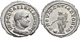 Balbinus, 238. Denarius (Silver, 21 mm, 2.88 g, 11 h), Rome, circa April-June 238. IMP C D CAEL BALBINVS AVG Laureate, draped and cuirassed bust of Ba...