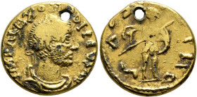 UNCERTAIN GERMANIC TRIBES, Aurum Barbarorum. Late 3rd-early 4th centuries. 'Aureus' (Subaeratus, 18 mm, 3.40 g, 12 h), 'Early Group'. Imitating Severu...