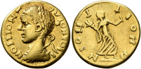 UNCERTAIN GERMANIC TRIBES, Aurum Barbarorum. Late 3rd-early 4th centuries. 'Aureus' (Gold, 18 mm, 5.13 g, 12 h), 'Derived Gordian Group C'. NOIIION-YV...